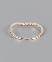 新品未使用　PAS TIERRA／パティエラ　【Briller】K10V字リング PAS TIERRA（パティエラ）の「[Briller] K10V字リング（リング