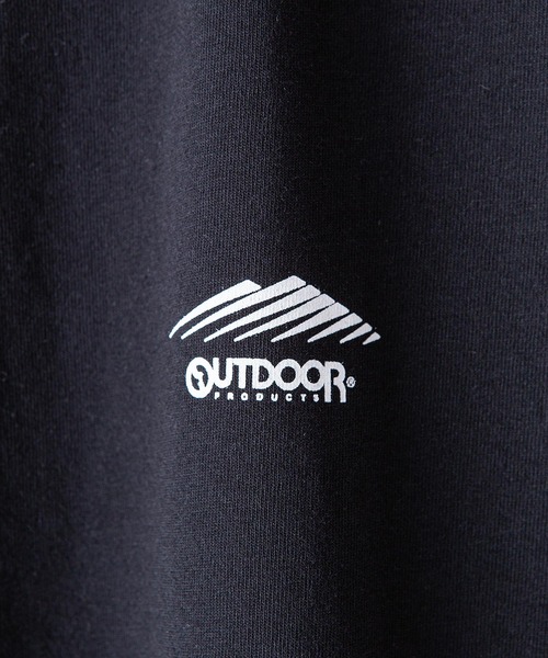 OUTDOOR PRODUCTS(アウトドアプロダクツ)の「【OUTDOOR PRODUCTS】ドライ機能付き(速乾機能)CAMPモチーフグラフィックバックプリントワンポイントブランドロゴTシャツ(Tシャツ/カットソー・メンズ・ホワイト/オフホワイト/アイボリー/チャコールグレー/ブラック/ブルー系その他/ネイビー/ベージュ/ベージュ系その他・X-LARGE/MEDIUM/LARGE)」の13枚目の写真