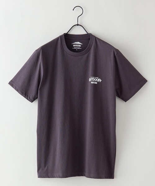 OUTDOOR PRODUCTS(アウトドアプロダクツ)の「【OUTDOOR PRODUCTS】ドライ機能付き(速乾機能)CAMPモチーフグラフィックバックプリントワンポイントブランドロゴTシャツ(Tシャツ/カットソー・メンズ・ホワイト/オフホワイト/アイボリー/チャコールグレー/ブラック/ブルー系その他/ネイビー/ベージュ/ベージュ系その他・X-LARGE/MEDIUM/LARGE)」の17枚目の写真