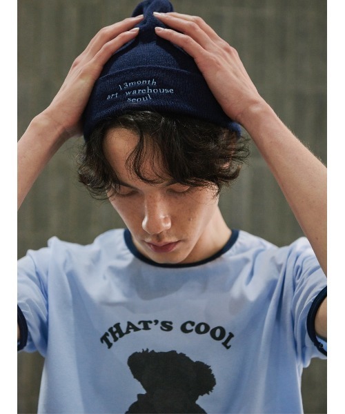 13MONTH(サーティーンマンス)の「【13month】BLACK TEDDY T-SHIRT(Tシャツ/カットソー・メンズ・ライトブルー・M/L)」の13枚目の写真