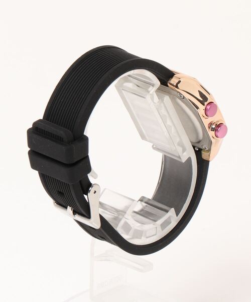 ROSE BUD（ローズバッド）の「アイアムザウォッチ（アナログ腕時計・レディース・ブラック・FREE）」の2枚目の写真