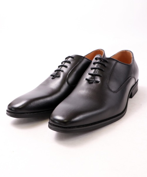 FUNALIVE(ファンアライブ)の「【H.O.WALK】HOLE-CUT SHOES ホールカット スワンネック ローヒールシューズ(ドレスシューズ・メンズ・ブラック/ブラウン・25.5/27/28/26.5/26/25)」の1枚目の写真