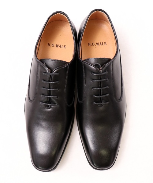 FUNALIVE(ファンアライブ)の「【H.O.WALK】HOLE-CUT SHOES ホールカット スワンネック ローヒールシューズ(ドレスシューズ・メンズ・ブラック/ブラウン・25.5/27/28/26.5/26/25)」の4枚目の写真
