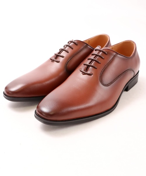 FUNALIVE(ファンアライブ)の「【H.O.WALK】HOLE-CUT SHOES ホールカット スワンネック ローヒールシューズ(ドレスシューズ・メンズ・ブラック/ブラウン・25.5/27/28/26.5/26/25)」の3枚目の写真