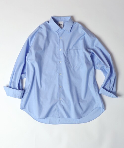 Firsthand(ファーストハンド)の「SHIRT FIRSTHAND by 5525GALLERY/シャツファーストハンドバイ5525ギャラリー SHIRT FIRSTHAND by 5525GALLERY / レギュラーカラーシャツ(シャツ/ブラウス・メンズ・ストライプ/ブルー/ブラック/ホワイト/その他/グレー/ダークブルー・M/L)」の4枚目の写真