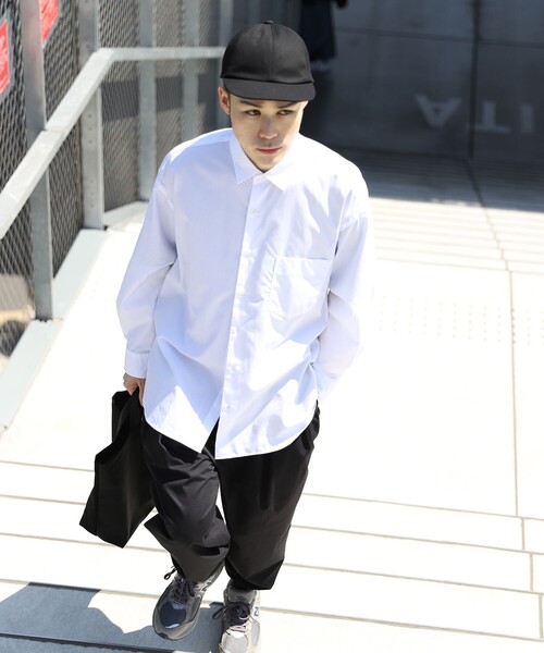 Firsthand(ファーストハンド)の「SHIRT FIRSTHAND by 5525GALLERY/シャツファーストハンドバイ5525ギャラリー SHIRT FIRSTHAND by 5525GALLERY / レギュラーカラーシャツ(シャツ/ブラウス・メンズ・ストライプ/ブルー/ブラック/ホワイト/その他/グレー/ダークブルー・M/L)」の9枚目の写真