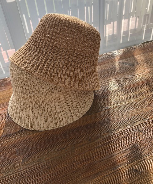 marjour（マージュール）の「STRAW BUCKET HAT（ハット・レディース・ベージュ/ブラウン・FREE）」の12枚目の写真
