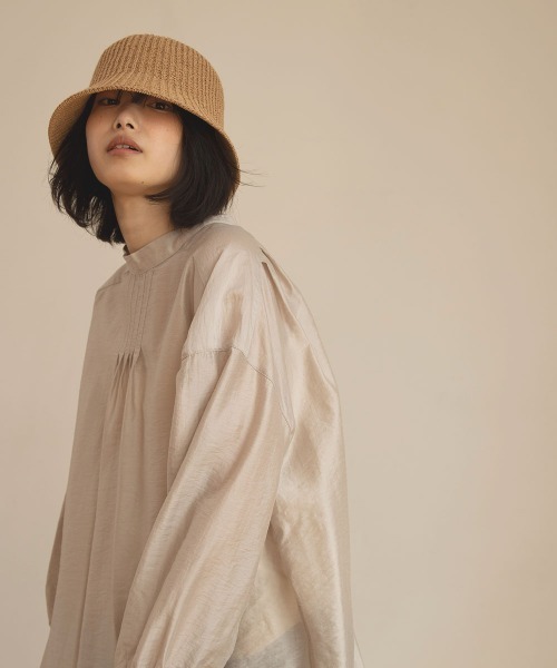 marjour（マージュール）の「STRAW BUCKET HAT（ハット・レディース・ベージュ/ブラウン・FREE）」の9枚目の写真