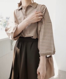 moi tytto | オーバーサイズポロシャツ(ポロシャツ)