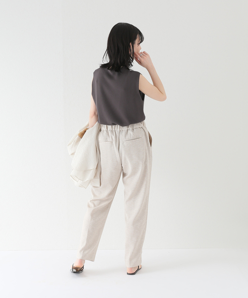 Simplicite（サンプリシテ）の「フレンチスリーブソウバリプルオーバー（ニット/セーター・レディース・ホワイト/チャコールグレー/ブラック/サックスブルー・FREE）」の8枚目の写真