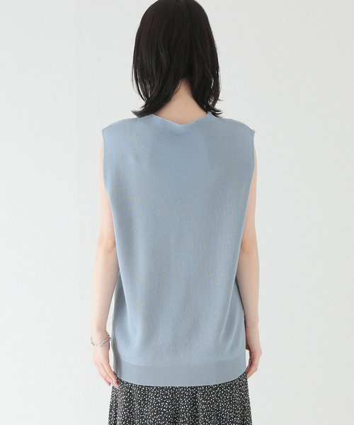 Simplicite（サンプリシテ）の「フレンチスリーブソウバリプルオーバー（ニット/セーター・レディース・ホワイト/チャコールグレー/ブラック/サックスブルー・FREE）」の15枚目の写真