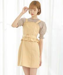 TITTY&CO. | ラメギンガムチェックジャンスカ(ジャンパースカート)