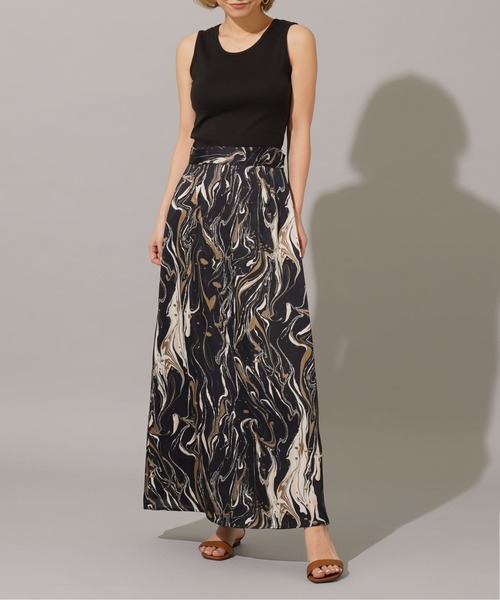 My shawty（ﾏｲｼｬｳﾃｨｰ）の「marble satin skirt（スカート・レディース・グレー/ブラック・FREE）」の8枚目の写真