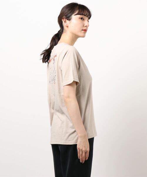 Honeys（ハニーズ）の「Ｔシャツ（キャスパー）（Tシャツ/カットソー・レディース・ホワイト/スミクロ/ベージュ/イエロー/グリーン系その他・S/M/L）」の10枚目の写真
