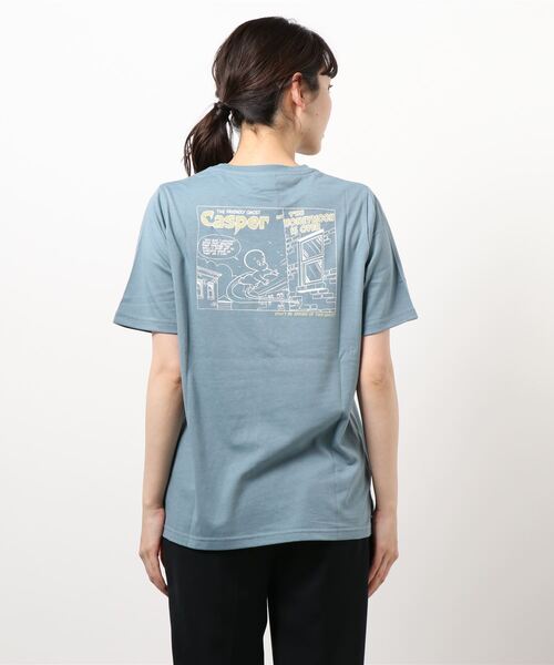 Honeys（ハニーズ）の「Ｔシャツ（キャスパー）（Tシャツ/カットソー・レディース・ホワイト/スミクロ/ベージュ/イエロー/グリーン系その他・S/M/L）」の9枚目の写真