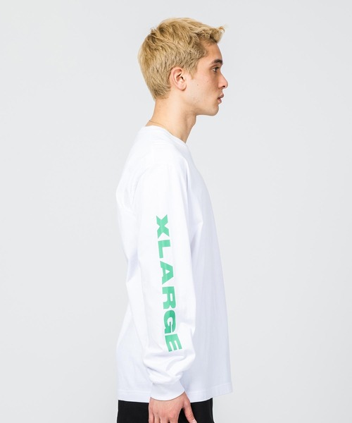 XLARGE（エクストララージ）の「ARM LOGO L/S TEE（Tシャツ/カットソー・メンズ・ブラック/グリーン/ホワイト・L/S/XL/M）」の5枚目の写真