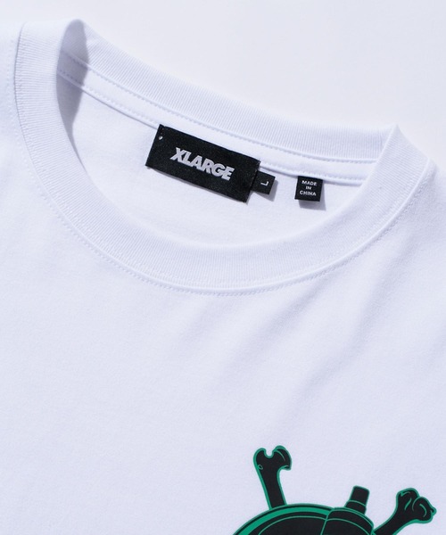 XLARGE（エクストララージ）の「ARM LOGO L/S TEE（Tシャツ/カットソー・メンズ・ブラック/グリーン/ホワイト・L/S/XL/M）」の8枚目の写真