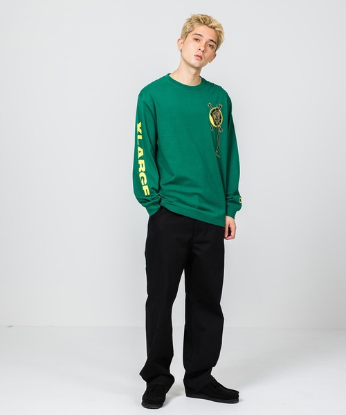 XLARGE（エクストララージ）の「ARM LOGO L/S TEE（Tシャツ/カットソー・メンズ・ブラック/グリーン/ホワイト・L/S/XL/M）」の13枚目の写真
