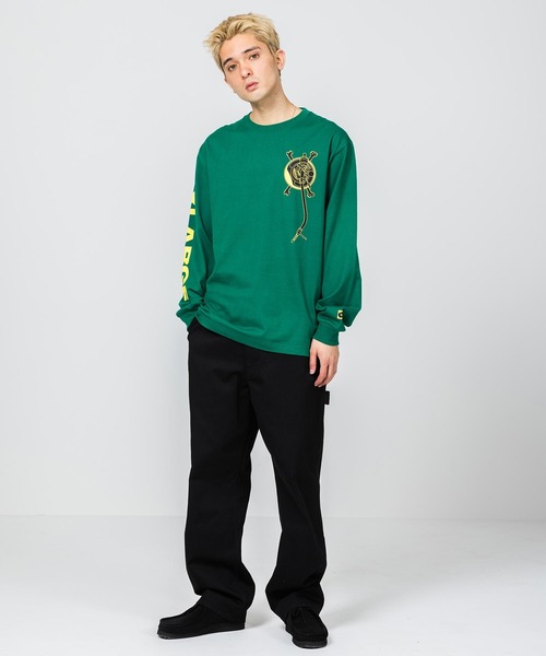 XLARGE（エクストララージ）の「ARM LOGO L/S TEE（Tシャツ/カットソー・メンズ・ブラック/グリーン/ホワイト・L/S/XL/M）」の14枚目の写真