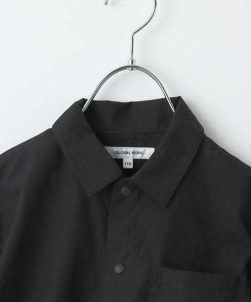GLOBAL WORK（グローバルワーク）の「【キッズ】エアカルシャツ半袖/947802（シャツ/ブラウス・キッズ・ブラック/ベージュ系その他・110cm/100cm/120cm/130cm/140cm/150cm/160cm）」の7枚目の写真
