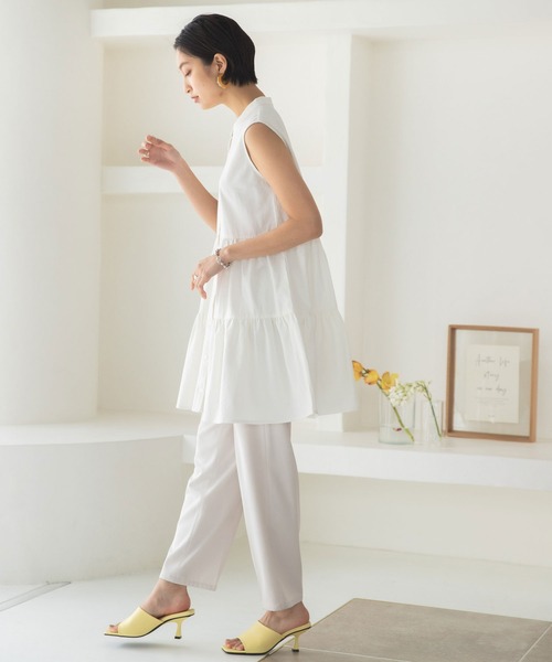 rectangle（レクタングル）の「ティアードワンピース（ワンピース・レディース・ピンク/グレー/ブルー/オフホワイト・FREE）」の6枚目の写真