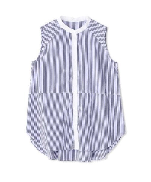 N.（N. Natural Beauty Basic）（エヌエヌナチュラルビューティーベーシック）の「バックペプラムノースリーブブラウス（シャツ/ブラウス・レディース・ホワイト/ピンク系その他/ブルー系その他・MEDIUM）」の20枚目の写真