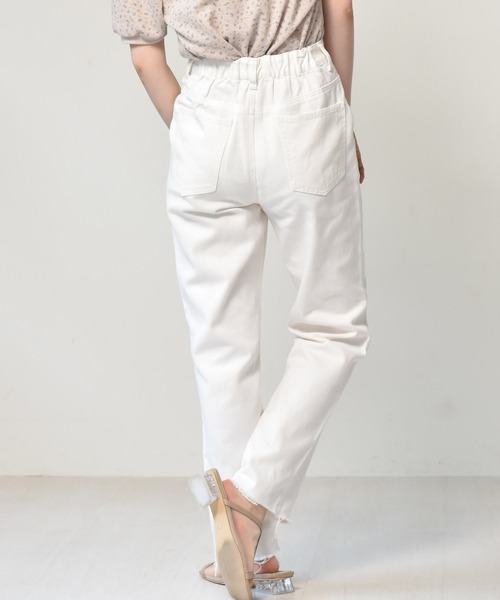 RETRO GIRL（レトロガール）の「ダメージデニムパンツ（デニムパンツ・レディース・ライトブルー/ブラック/オフホワイト/ケミカルウォッシュ・FREE）」の17枚目の写真