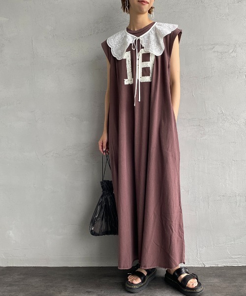 JF Ready Made（ジェイエフレディメイド）の「[Jf Ready Made/ジェイエフレディメイド] コットンレース 2WAY付け襟（付け襟・レディース・ホワイト・ONE SIZE）」の6枚目の写真