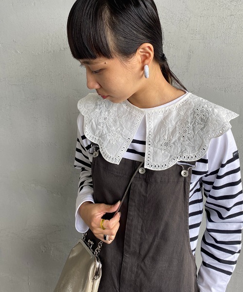 JF Ready Made（ジェイエフレディメイド）の「[Jf Ready Made/ジェイエフレディメイド] コットンレース 2WAY付け襟（付け襟・レディース・ホワイト・ONE SIZE）」の14枚目の写真