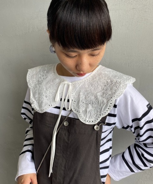 JF Ready Made（ジェイエフレディメイド）の「[Jf Ready Made/ジェイエフレディメイド] コットンレース 2WAY付け襟（付け襟・レディース・ホワイト・ONE SIZE）」の12枚目の写真