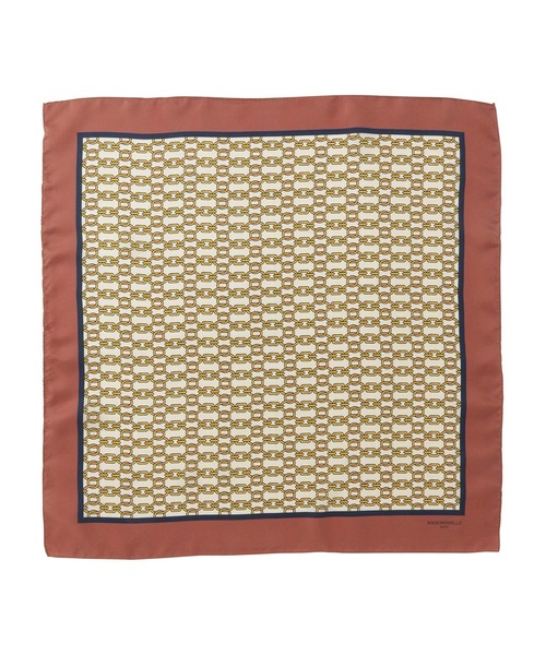 MADEMOISELLE ROPE'(マドモアゼル ロペ)の「ヴィンテージライクシルクスカーフ(バンダナ/スカーフ・レディース・グリーン/ブラウン/ピンク/ネイビー・FREE)」の11枚目の写真