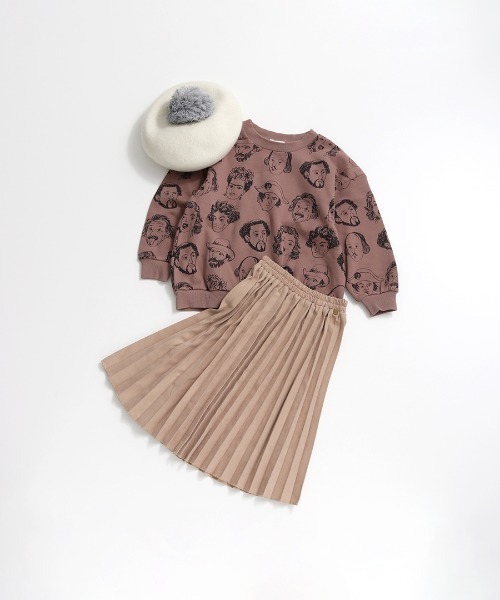 MAKE YOUR DAY（メイクユアデイ）の「梵天付きベレー帽（ハンチング/ベレー帽・キッズ・ブラック/グレー/モカ/アイボリー・48/50/52/54/56）」の5枚目の写真