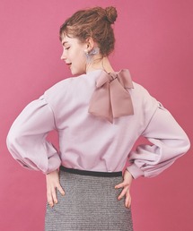 バックリボンスウェット