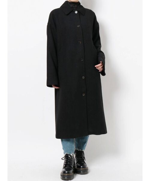 jouetie（ジュエティ）の「ステンカラーコート（ステンカラーコート・レディース・ブラック/アイボリー/ブルー・MEDIUM）」の4枚目の写真