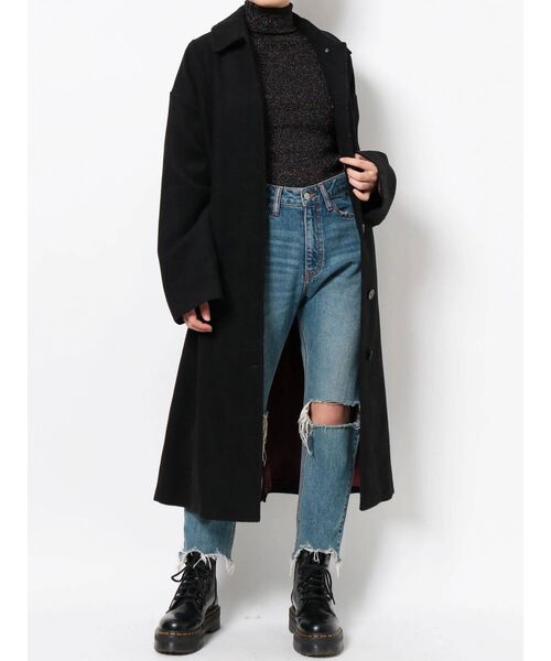 jouetie（ジュエティ）の「ステンカラーコート（ステンカラーコート・レディース・ブラック/アイボリー/ブルー・MEDIUM）」の16枚目の写真