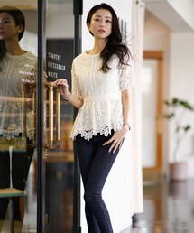 スリッポン、エミリアウィズスキニー emiriawiz（エミリアウィズ）の「ストレッチスキニーデニムパンツ