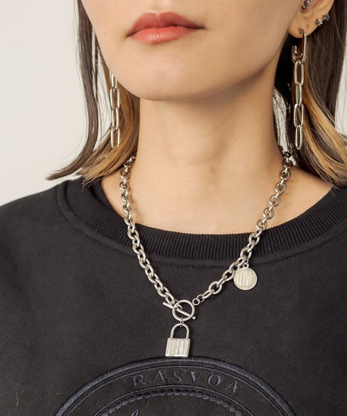 RASVOA（ラスボア）の「ファットロックマンテルネックレス（ネックレス・レディース・シルバー・FREE）」の4枚目の写真