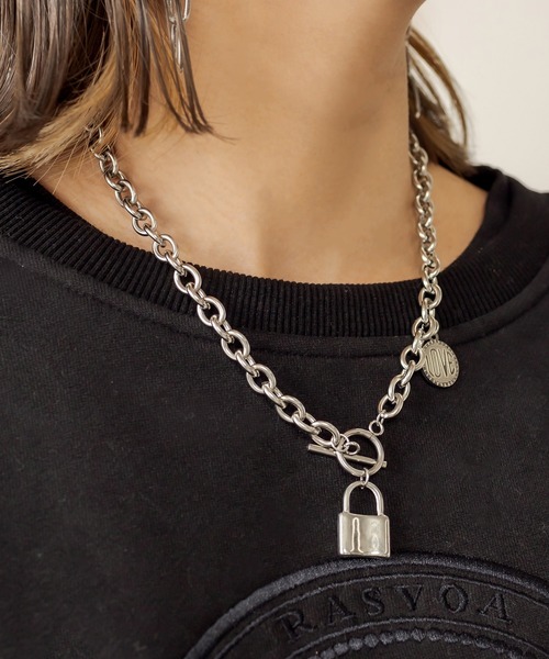 RASVOA（ラスボア）の「ファットロックマンテルネックレス（ネックレス・レディース・シルバー・FREE）」の5枚目の写真