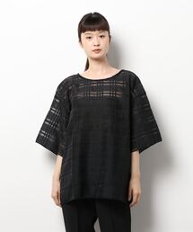 RNA | B2658 シアーチェックプルオーバーシャツ(シャツ/ブラウス)
