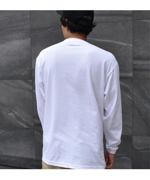 DOUBLE STEAL(ダブルスティール)の「Damier Square Logo 長袖Tシャツ(Tシャツ/カットソー・メンズ・ホワイト系2/ブラック系その他2/ホワイト×グレー・MEDIUM/X-LARGE/LARGE)」の10枚目の写真