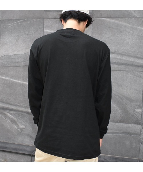 DOUBLE STEAL(ダブルスティール)の「Damier Square Logo 長袖Tシャツ(Tシャツ/カットソー・メンズ・ホワイト系2/ブラック系その他2/ホワイト×グレー・MEDIUM/X-LARGE/LARGE)」の11枚目の写真