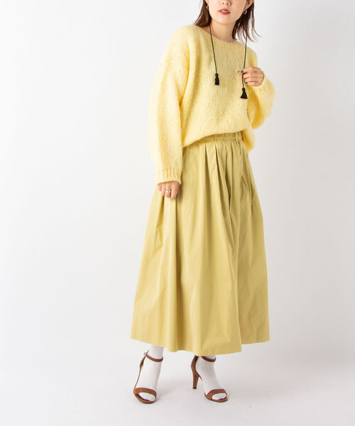 NOLLEY’S（ノーリーズ）の「リバーシブルタフタスカート（スカート・レディース・オリーブ/ネイビー/ベージュ/インディゴブルー/イエロー/サックスブルー・1/2/16/17）」の7枚目の写真