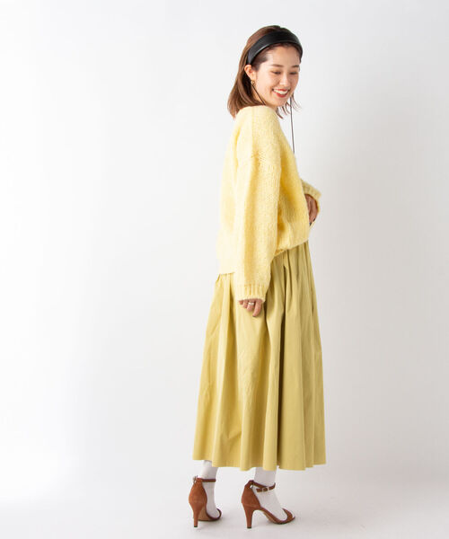 NOLLEY’S（ノーリーズ）の「リバーシブルタフタスカート（スカート・レディース・オリーブ/ネイビー/ベージュ/インディゴブルー/イエロー/サックスブルー・1/2/16/17）」の8枚目の写真