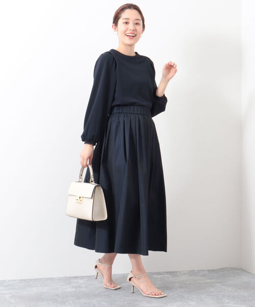 NOLLEY’S（ノーリーズ）の「リバーシブルタフタスカート（スカート・レディース・オリーブ/ネイビー/ベージュ/インディゴブルー/イエロー/サックスブルー・1/2/16/17）」の20枚目の写真