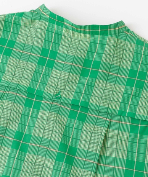 KBF(ケイビーエフ)の「BACKオープンチェックシャツ(シャツ/ブラウス・レディース・ブラック系その他/ブラウン系その他/グリーン系その他・ONE)」の5枚目の写真