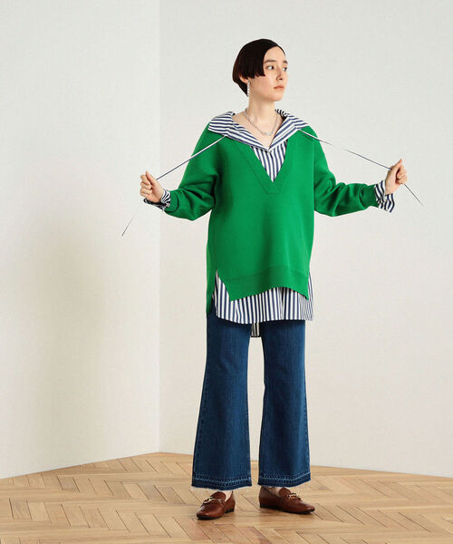 NOLLEY'S（ノーリーズ）の「◇【WEB限定カラーあり】深Vネック