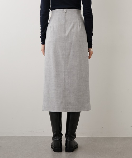 Whim Gazette（ウィムガゼット）の「FRANO タイトスカート（スカート・レディース・ベージュ/ライトグレー・38/36）」の10枚目の写真
