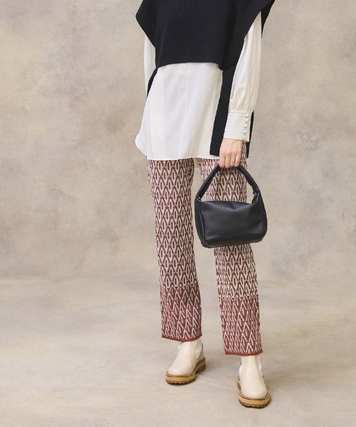 PUBLIC TOKYO（パブリックトウキョウ）の「２WAYスクエアバッグ（ハンドバッグ・レディース・バーガンディー/ブラック・FREE）」の14枚目の写真