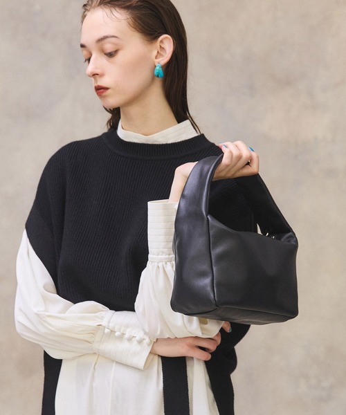 PUBLIC TOKYO（パブリックトウキョウ）の「２WAYスクエアバッグ（ハンドバッグ・レディース・バーガンディー/ブラック・FREE）」の15枚目の写真