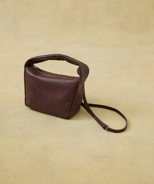 PUBLIC TOKYO（パブリックトウキョウ）の「２WAYスクエアバッグ（ハンドバッグ・レディース・バーガンディー/ブラック・FREE）」の10枚目の写真